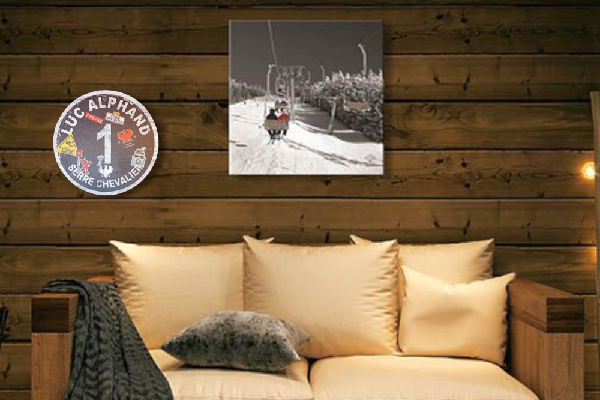 Rond de piste 20cm Luc Alphand avec Stickers