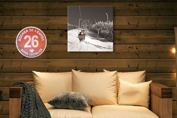 Rond de piste 20cm Rocher de l'Enfer